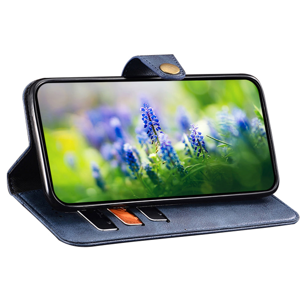 IDEWEI pro TCL 40R 5G s jemnou texturou PU kůže nárazuvzdorné pouzdro na telefon stojánek na peněženku Kryt na mobilní telefon IDEWEI pro TCL 40R 5G s jemnou texturou PU kůže nárazuvzdorné pouzdro na telefon stojánek na peněženku Kryt na mobilní telefon